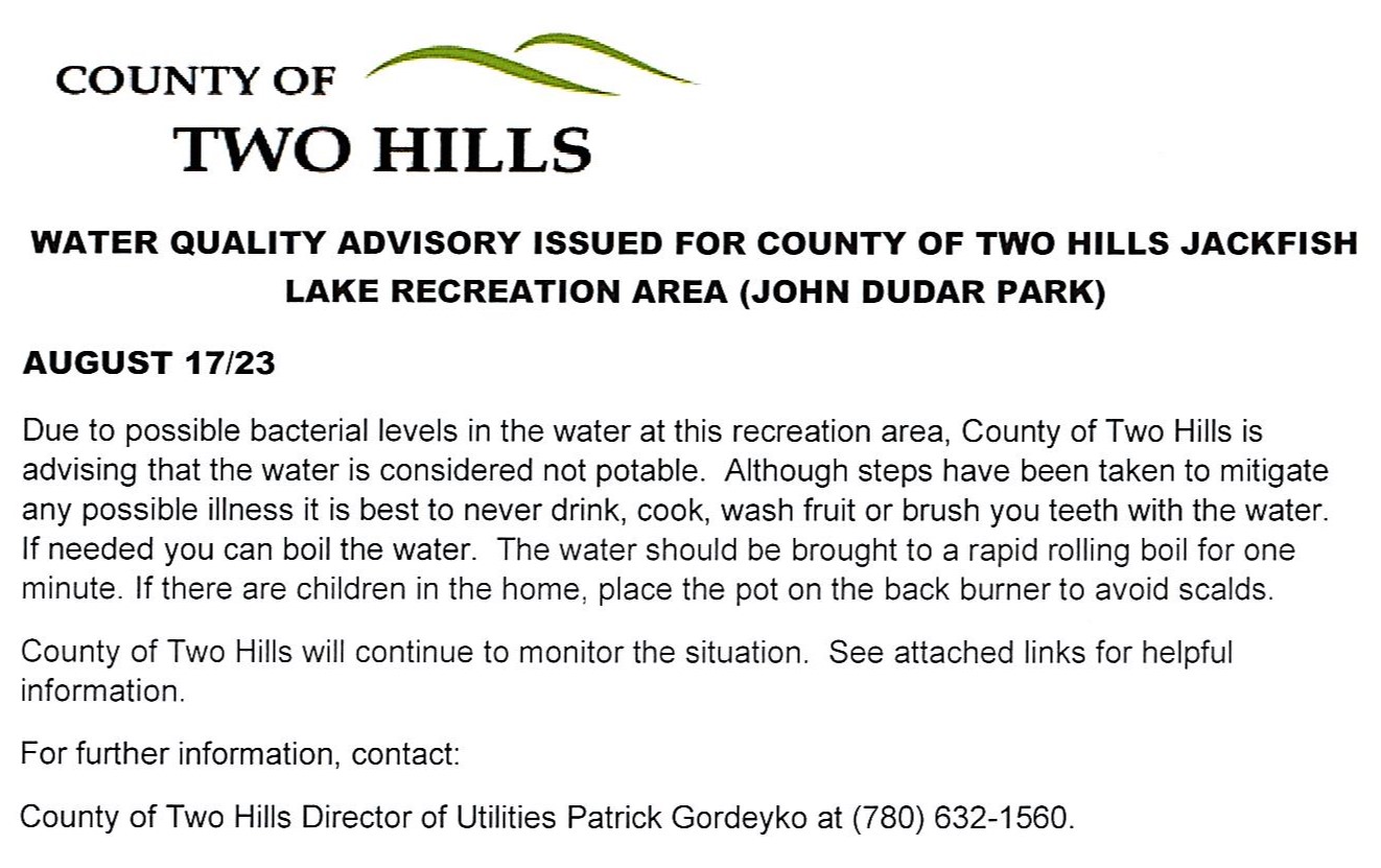 Boil Water Advisory2023
