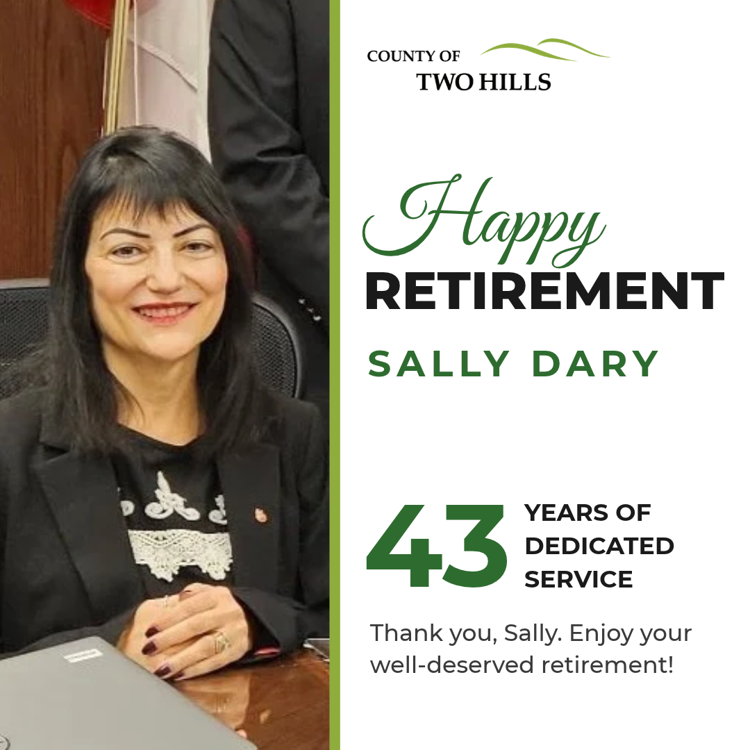 Happy Retirement Sally — 43 years of service